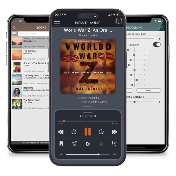 Download fo free audiobook World War Z: An Oral History of the Zombie War by Max Brooks and listen anywhere on your iOS devices in the ListenBook app.