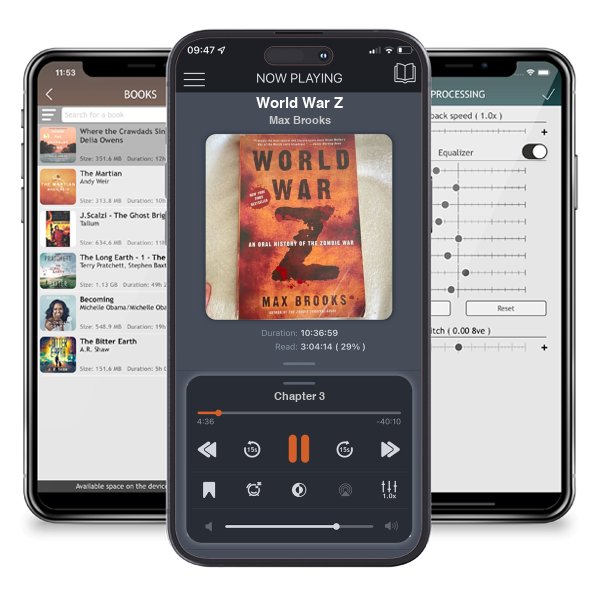 Download fo free audiobook World War Z by Max Brooks and listen anywhere on your iOS devices in the ListenBook app.