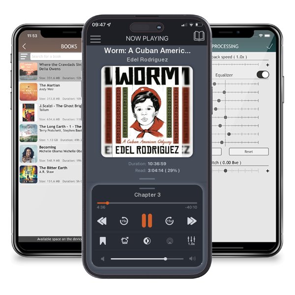 Download fo free audiobook Worm: A Cuban American Odyssey by Edel Rodriguez and listen anywhere on your iOS devices in the ListenBook app.