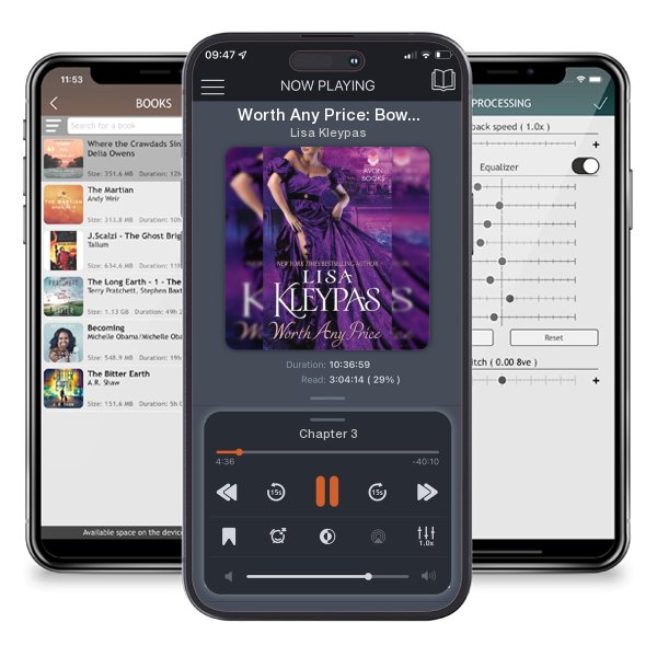 Download fo free audiobook Worth Any Price: Bow Street Runners by Lisa Kleypas and listen anywhere on your iOS devices in the ListenBook app.
