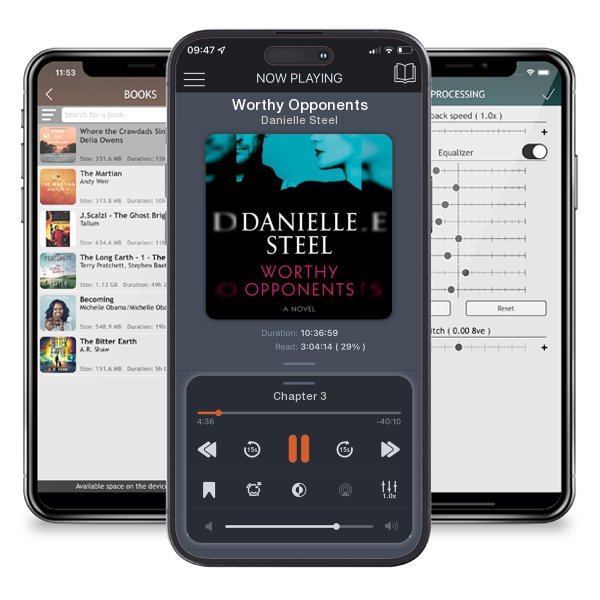 Download fo free audiobook Worthy Opponents by Danielle Steel and listen anywhere on your iOS devices in the ListenBook app.