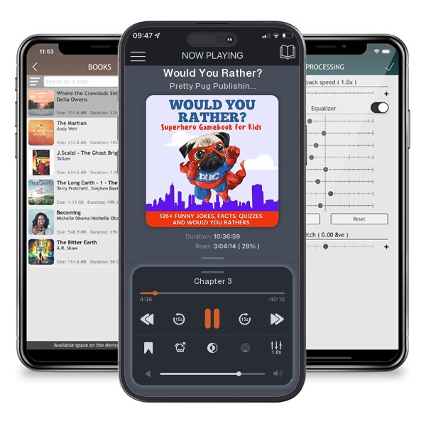 Download fo free audiobook Would You Rather? by Pretty Pug Publishing and listen anywhere on your iOS devices in the ListenBook app.