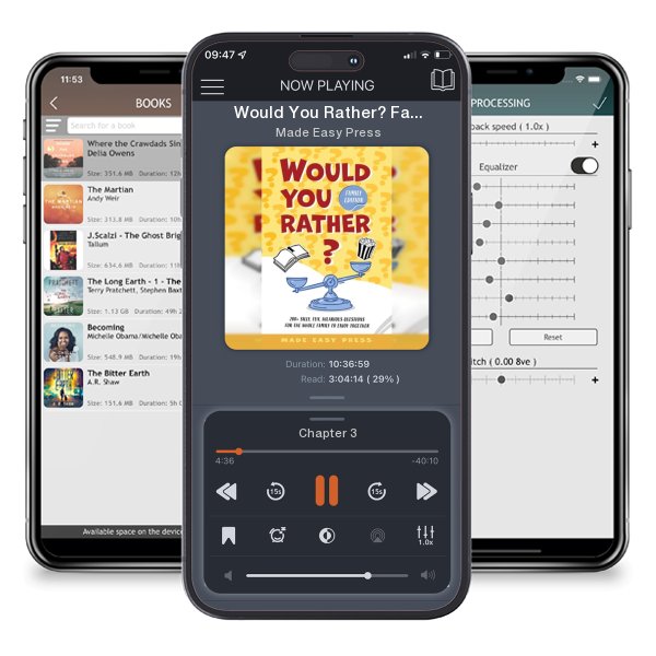 Download fo free audiobook Would You Rather? Family Edition: A Funny, Interactive Family-Friendly Activity for Girls, Boys, Teens, Tweens, and Adults by Made Easy Press and listen anywhere on your iOS devices in the ListenBook app.