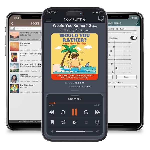 Download fo free audiobook Would You Rather? Game Book for Kids by Pretty Pug Publishing and listen anywhere on your iOS devices in the ListenBook app.