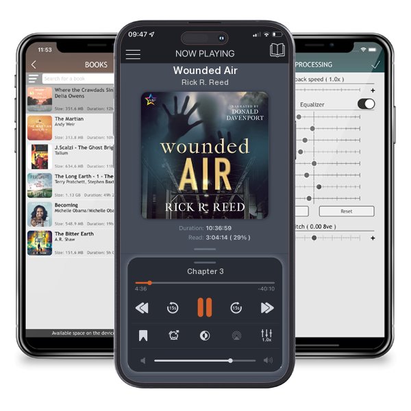 Download fo free audiobook Wounded Air by Rick R. Reed and listen anywhere on your iOS devices in the ListenBook app.