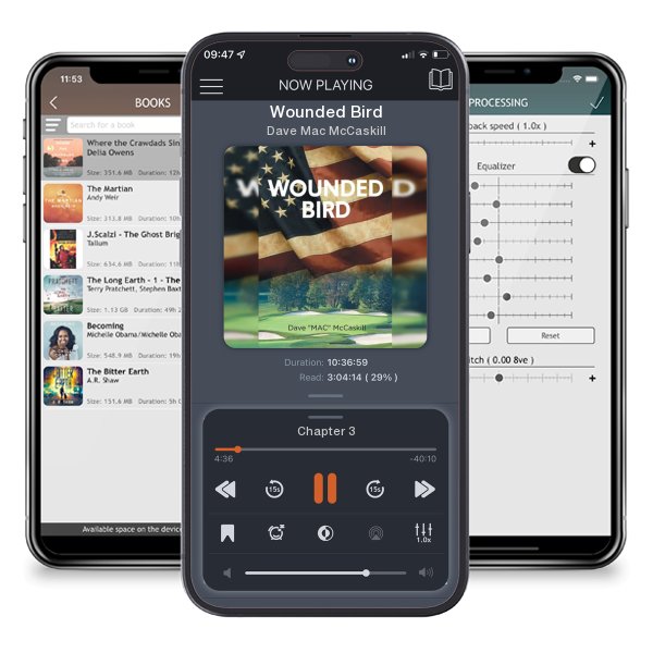 Download fo free audiobook Wounded Bird by Dave Mac McCaskill and listen anywhere on your iOS devices in the ListenBook app.