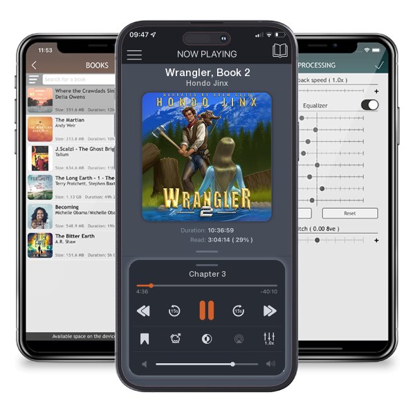 Download fo free audiobook Wrangler, Book 2 by Hondo Jinx and listen anywhere on your iOS devices in the ListenBook app.