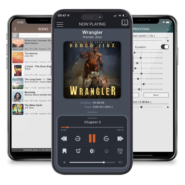 Download fo free audiobook Wrangler by Hondo Jinx and listen anywhere on your iOS devices in the ListenBook app.