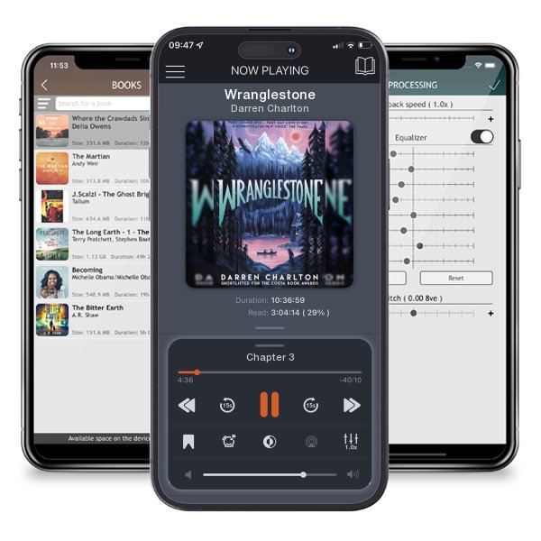 Download fo free audiobook Wranglestone by Darren Charlton and listen anywhere on your iOS devices in the ListenBook app.