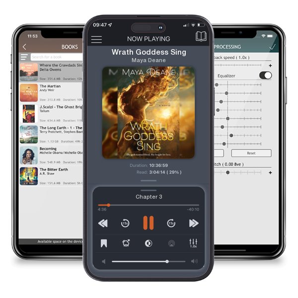 Download fo free audiobook Wrath Goddess Sing by Maya Deane and listen anywhere on your iOS devices in the ListenBook app.