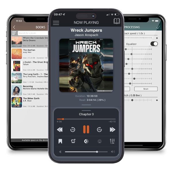 Download fo free audiobook Wreck Jumpers by Jason Anspach and listen anywhere on your iOS devices in the ListenBook app.
