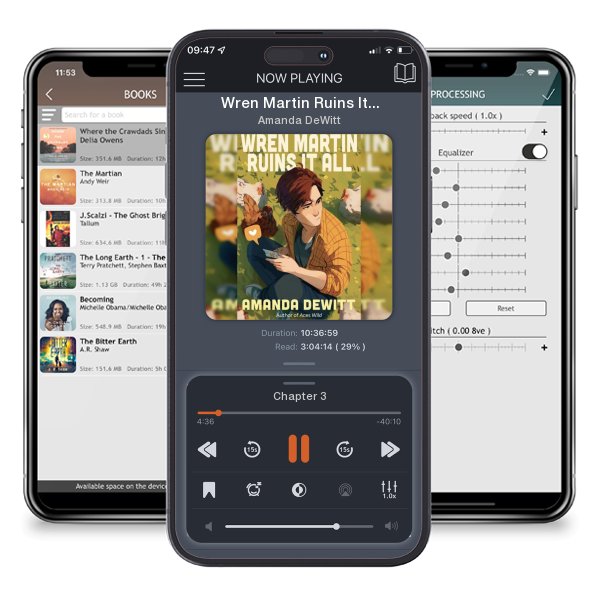 Download fo free audiobook Wren Martin Ruins It All by Amanda DeWitt and listen anywhere on your iOS devices in the ListenBook app.