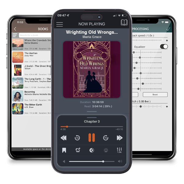 Download fo free audiobook Wrighting Old Wrongs: A Victorian Elemental Fantasy Adventure with a side of Slow Burn Romance (World Wrights Book 1) by Maria Grace and listen anywhere on your iOS devices in the ListenBook app.