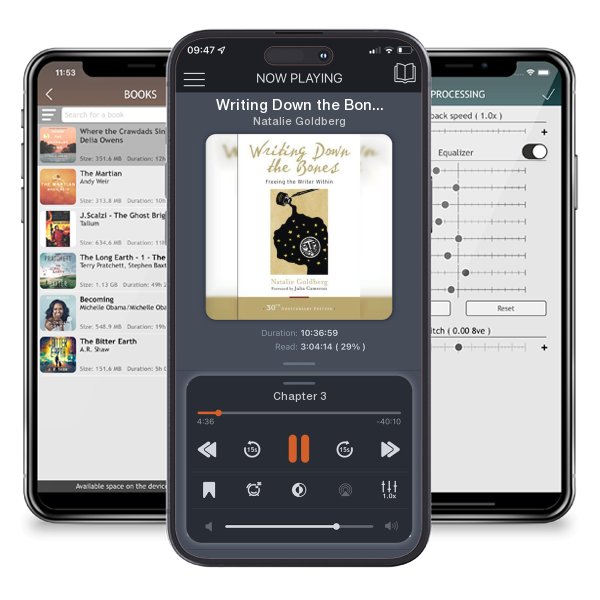 Download fo free audiobook Writing Down the Bones: Freeing the Writer Within by Natalie Goldberg and listen anywhere on your iOS devices in the ListenBook app.