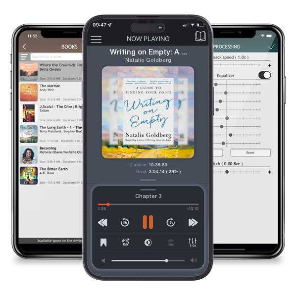 Download fo free audiobook Writing on Empty: A Guide to Finding Your Voice by Natalie Goldberg and listen anywhere on your iOS devices in the ListenBook app.