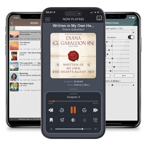 Download fo free audiobook Written in My Own Heart's Blood by Diana Gabaldon and listen anywhere on your iOS devices in the ListenBook app.