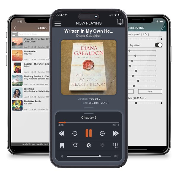 Download fo free audiobook Written in My Own Heart's Blood by Diana Gabaldon and listen anywhere on your iOS devices in the ListenBook app.