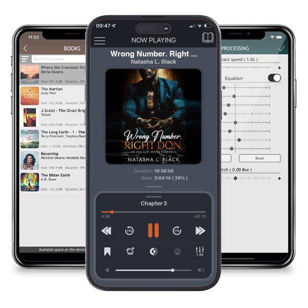 Download fo free audiobook Wrong Number. Right Don.: An Age Gap, Mafia Romance (Sinful Mafia Daddies) by Natasha L. Black and listen anywhere on your iOS devices in the ListenBook app.