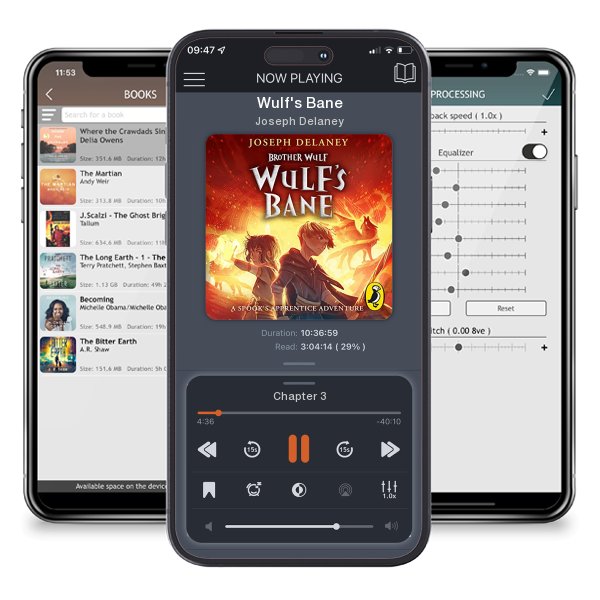 Download fo free audiobook Wulf's Bane by Joseph Delaney and listen anywhere on your iOS devices in the ListenBook app.