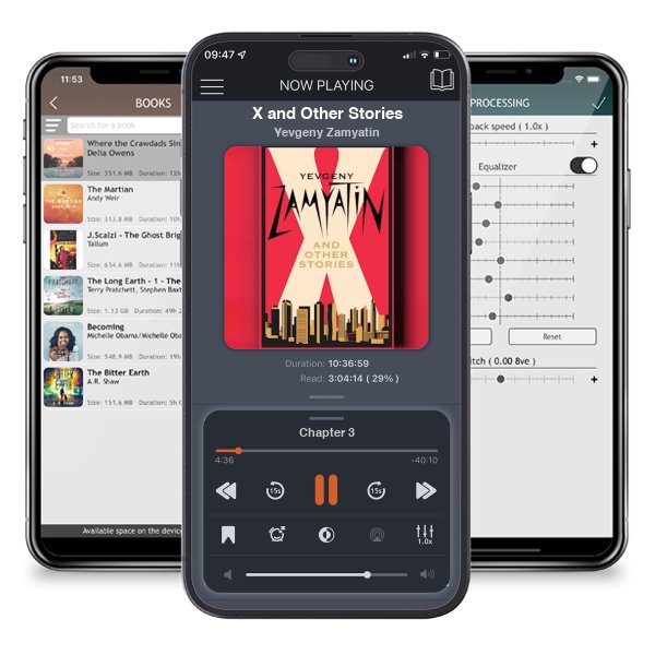 Download fo free audiobook X and Other Stories by Yevgeny Zamyatin and listen anywhere on your iOS devices in the ListenBook app.