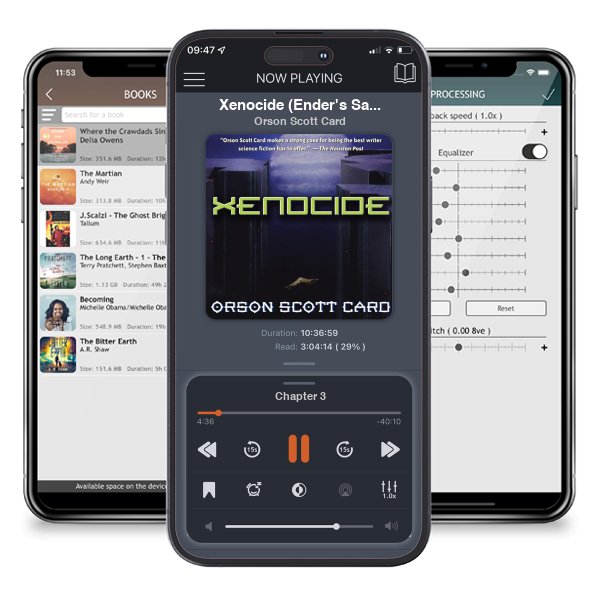 Download fo free audiobook Xenocide (Ender\'s Saga, #3) by Orson Scott Card and listen anywhere on your iOS devices in the ListenBook app.