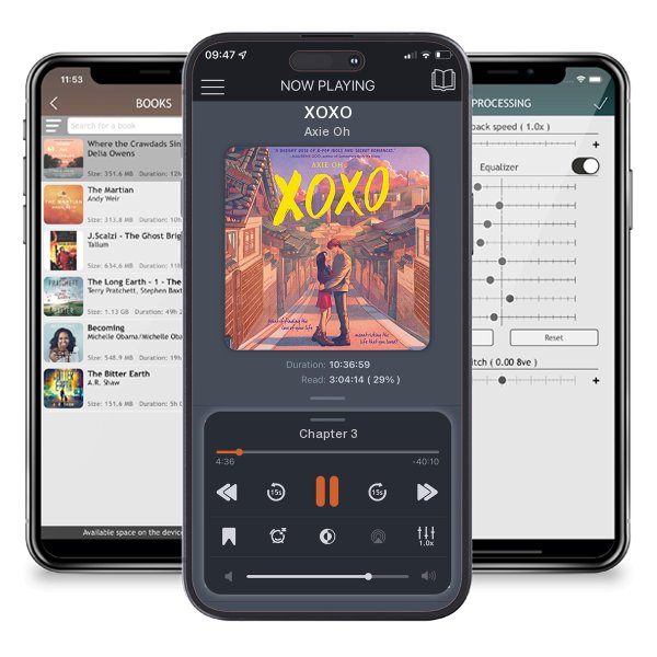Download fo free audiobook XOXO by Axie Oh and listen anywhere on your iOS devices in the ListenBook app.