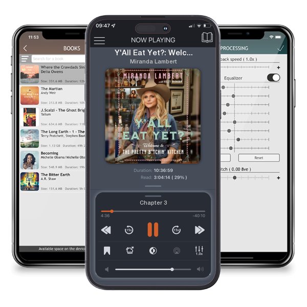 Download fo free audiobook Y'All Eat Yet?: Welcome to the Pretty B*tchin' Kitchen by Miranda Lambert and listen anywhere on your iOS devices in the ListenBook app.