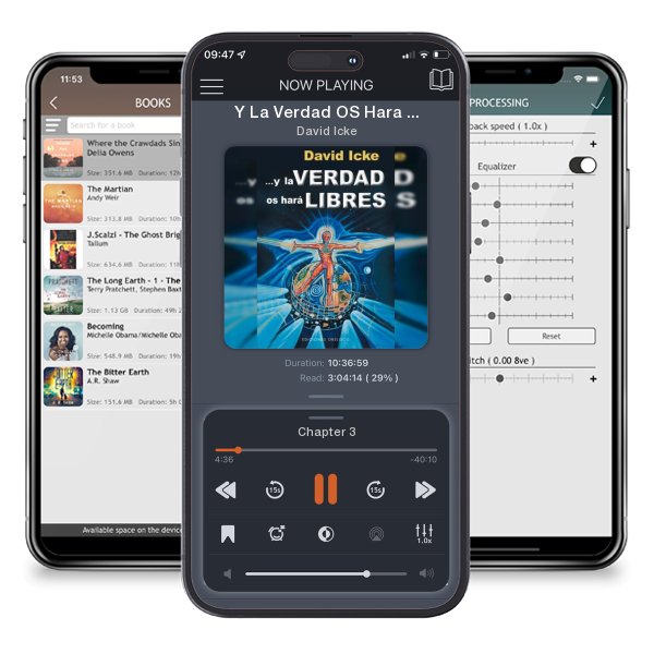 Download fo free audiobook Y La Verdad OS Hara Libres by David Icke and listen anywhere on your iOS devices in the ListenBook app.