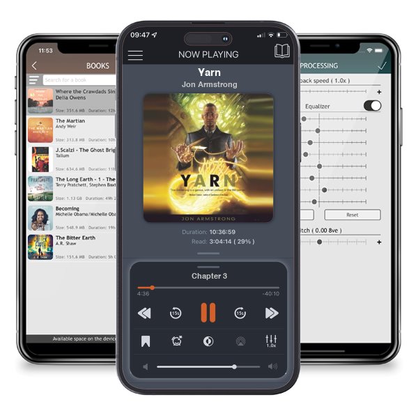 Download fo free audiobook Yarn by Jon Armstrong and listen anywhere on your iOS devices in the ListenBook app.