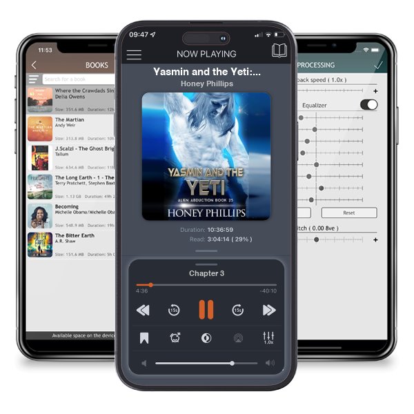 Download fo free audiobook Yasmin and the Yeti: A SciFi Alien Romance (Alien Abduction Book 25) by Honey Phillips and listen anywhere on your iOS devices in the ListenBook app.