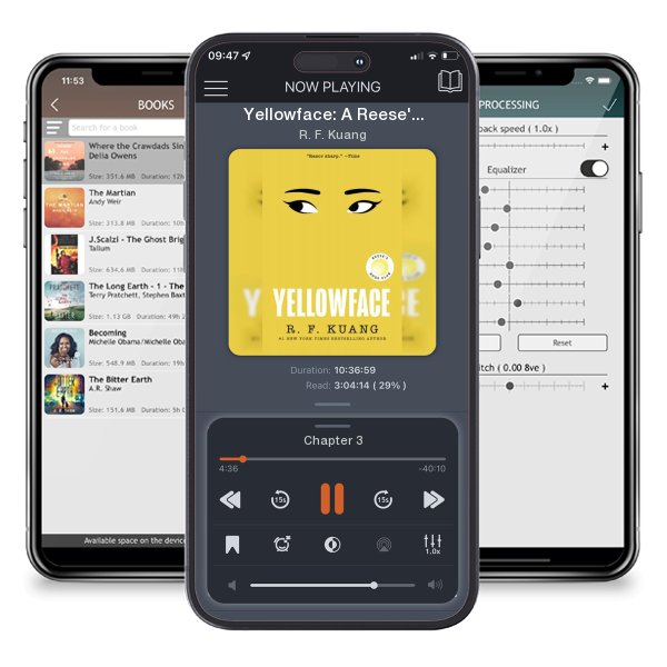 Download fo free audiobook Yellowface: A Reese's Book Club Pick by R. F. Kuang and listen anywhere on your iOS devices in the ListenBook app.