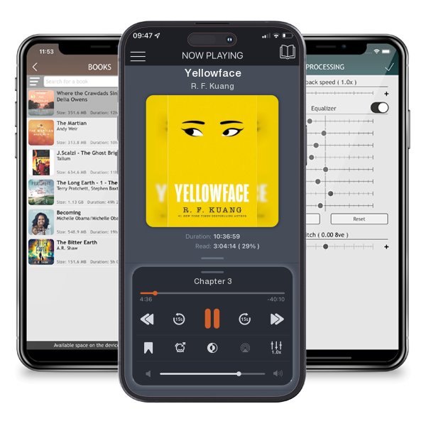 Download fo free audiobook Yellowface by R. F. Kuang and listen anywhere on your iOS devices in the ListenBook app.