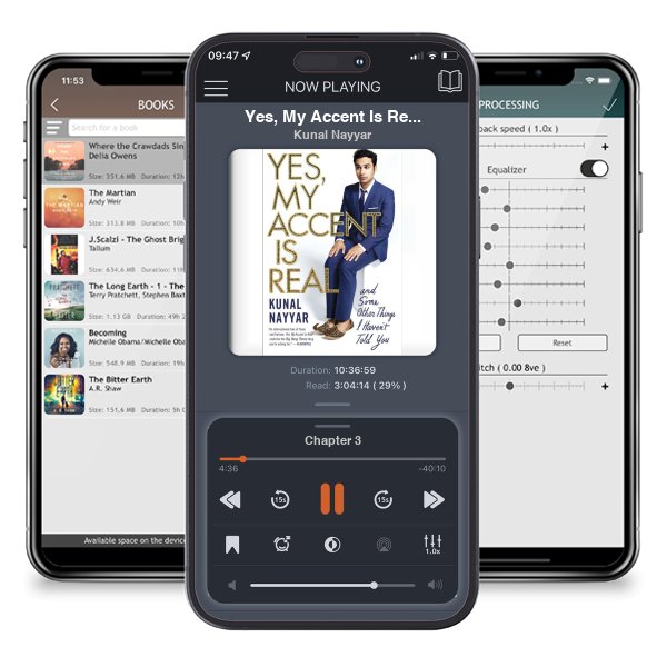 Download fo free audiobook Yes, My Accent Is Real by Kunal Nayyar and listen anywhere on your iOS devices in the ListenBook app.