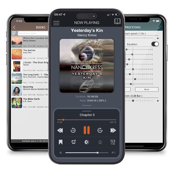 Download fo free audiobook Yesterday\'s Kin by Nancy Kress and listen anywhere on your iOS devices in the ListenBook app.