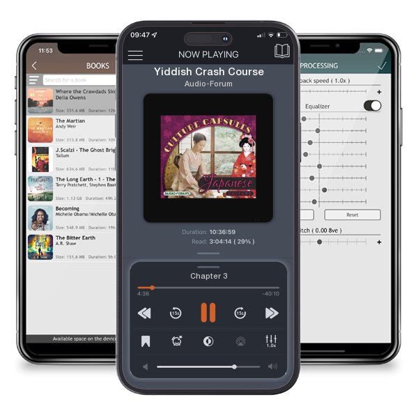 Download fo free audiobook Yiddish Crash Course by Audio-Forum and listen anywhere on your iOS devices in the ListenBook app.