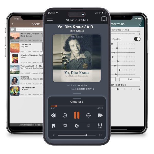 Descargar audiolibro gratis Yo, Dita Kraus / A Delayed Life: La Bibliotecaria De Auschwitz / The True Story of the Librarian of Auschwitz by Dita Kraus y escuchar en cualquier lugar en sus dispositivos iOS en la aplicación ListenBook.