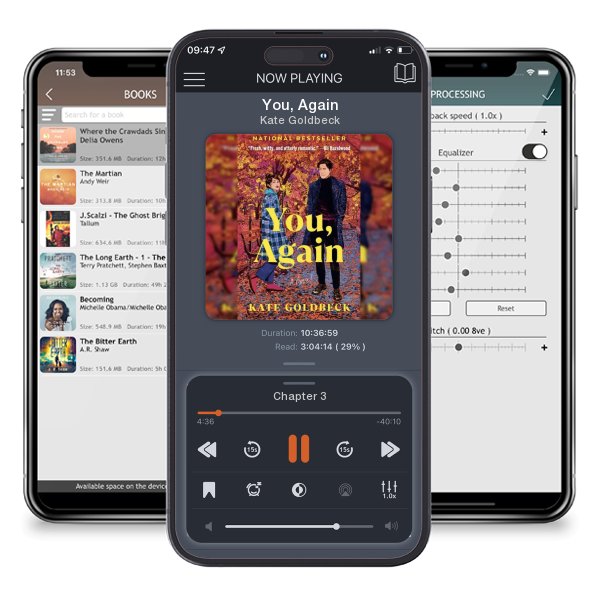 Download fo free audiobook You, Again by Kate Goldbeck and listen anywhere on your iOS devices in the ListenBook app.