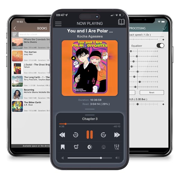 Download fo free audiobook You and I Are Polar Opposites, Vol. 4 Volume 4 - You and I Are Polar Opposites by Kocha Agasawa and listen anywhere on your iOS devices in the ListenBook app.