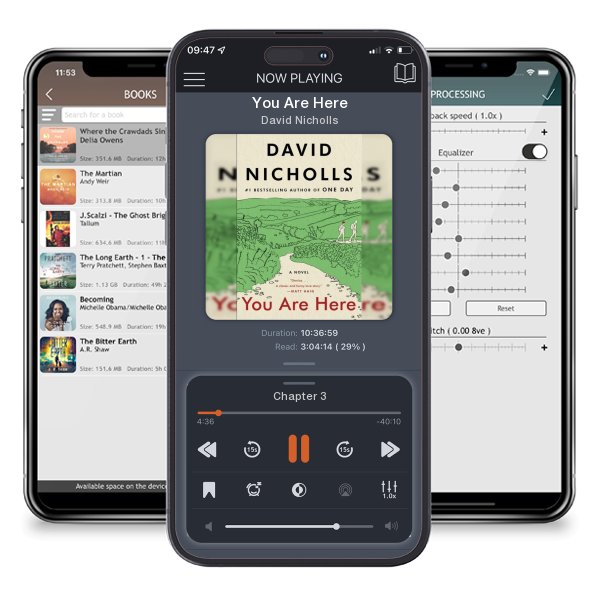 Download fo free audiobook You Are Here by David Nicholls and listen anywhere on your iOS devices in the ListenBook app.