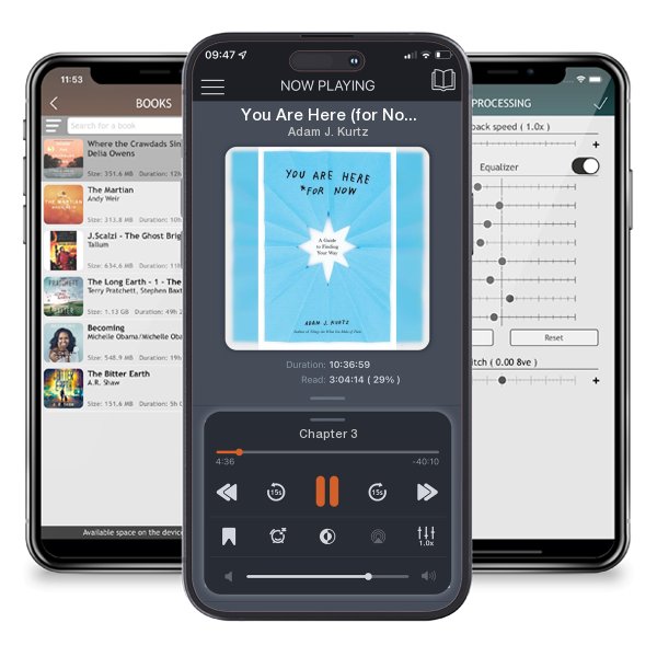 Download fo free audiobook You Are Here (for Now): A Guide to Finding Your Way by Adam J. Kurtz and listen anywhere on your iOS devices in the ListenBook app.