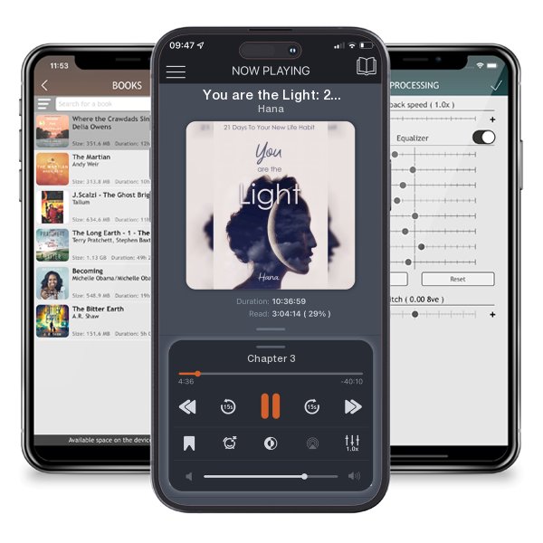 Download fo free audiobook You are the Light: 21 Days To Your New Life Habit by Hana and listen anywhere on your iOS devices in the ListenBook app.