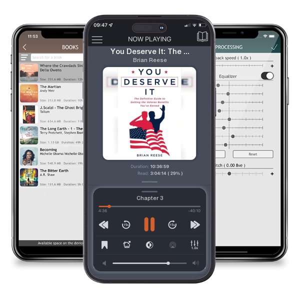 Download fo free audiobook You Deserve It: The Definitive Guide to Getting the Veteran Benefits You've Earned by Brian Reese and listen anywhere on your iOS devices in the ListenBook app.