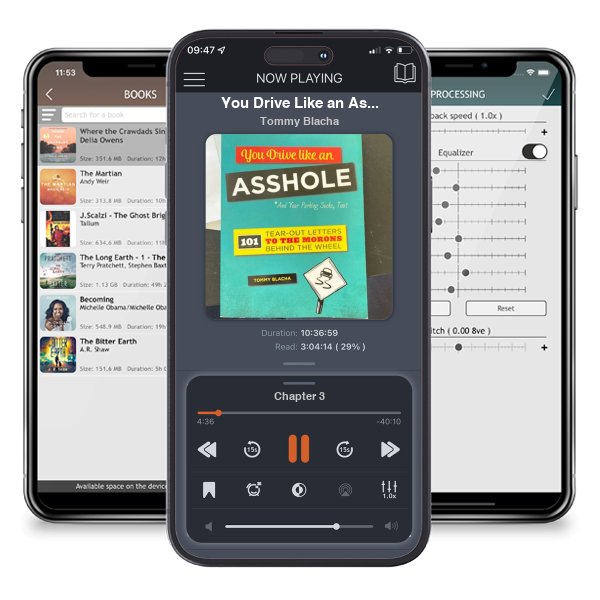 Download fo free audiobook You Drive Like an Asshole by Tommy Blacha and listen anywhere on your iOS devices in the ListenBook app.