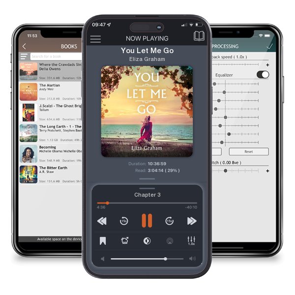 Download fo free audiobook You Let Me Go by Eliza Graham and listen anywhere on your iOS devices in the ListenBook app.
