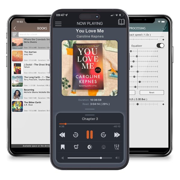 Download fo free audiobook You Love Me by Caroline Kepnes and listen anywhere on your iOS devices in the ListenBook app.