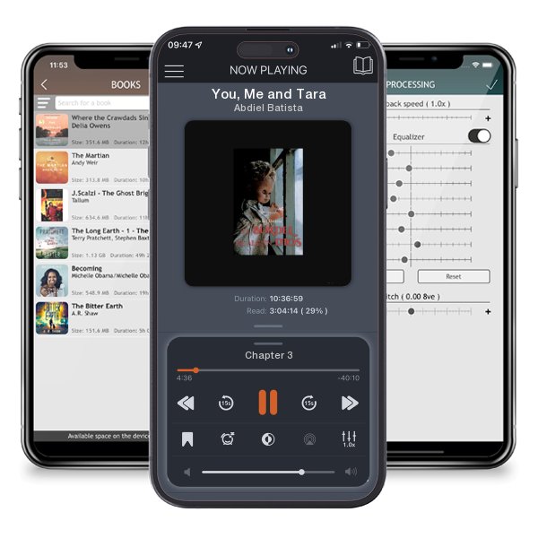 Download fo free audiobook You, Me and Tara by Abdiel Batista and listen anywhere on your iOS devices in the ListenBook app.
