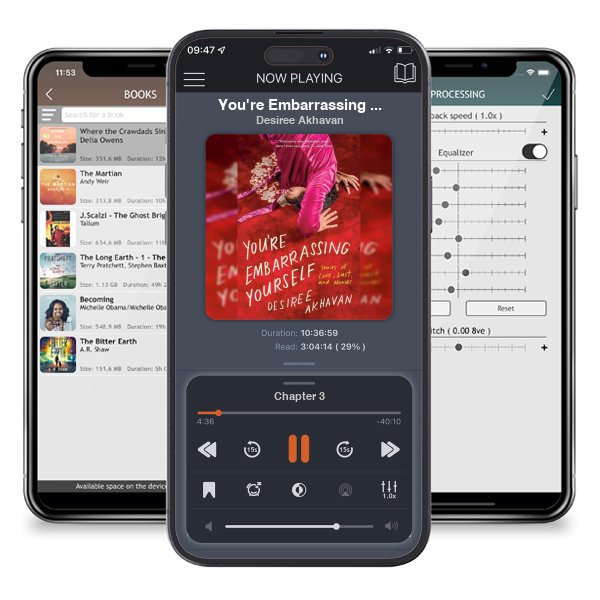 Download fo free audiobook You're Embarrassing Yourself: Stories of Love, Lust, and Movies by Desiree Akhavan and listen anywhere on your iOS devices in the ListenBook app.