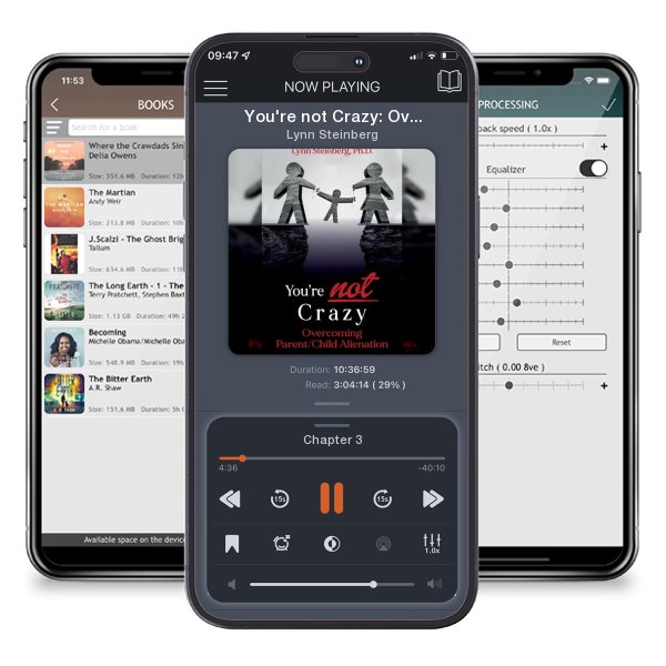 Download fo free audiobook You're not Crazy: Overcoming Parent/Child Alienation by Lynn Steinberg and listen anywhere on your iOS devices in the ListenBook app.