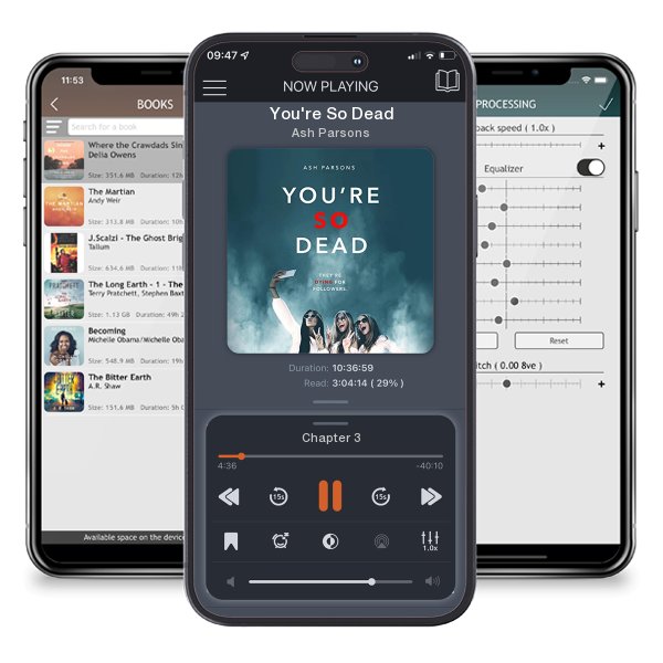 Download fo free audiobook You're So Dead by Ash Parsons and listen anywhere on your iOS devices in the ListenBook app.