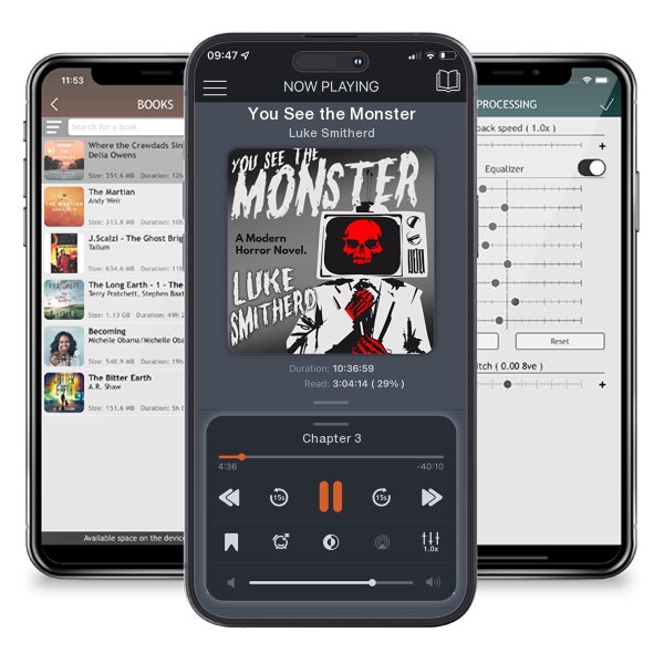 Download fo free audiobook You See the Monster by Luke Smitherd and listen anywhere on your iOS devices in the ListenBook app.